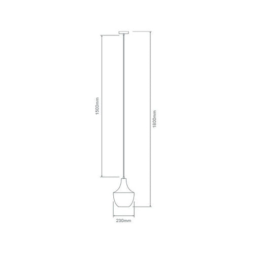 Buy Pendant Lights Australia Sail Pendant Light W230mm Antique Brass Amber Glass - 22755