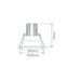 Buy Recessed LED Downlights Australia Cell DT90 Recessed LED Downlight W100mm 9W Black 5CCT - 21675