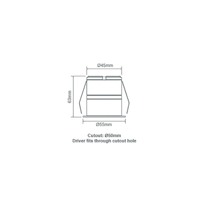 Buy Recessed LED Downlights Australia Pico Recessed LED Downlight W55mm 7W White 3CCT / DALI - 21665