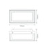 Buy Exterior Wall Lights Australia Claro Rectangle Exterior Wall Light Dark Grey Aluminium - 19891
