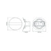 Buy Wall Sconce Australia Deens Up & Down Wall Light Black Aluminium 3CCT - 22679