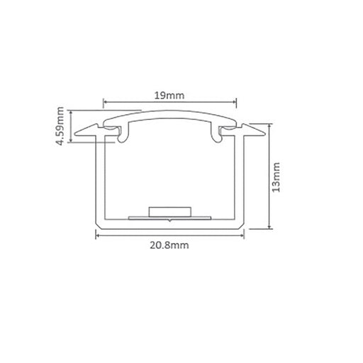 Buy Accessories & More Australia Opti-line DIY Linear L3000mm Aluminum - 22005