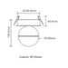 Buy Recessed LED Downlights Australia Moon Recessed LED Downlight Opal White 3CCT - 22807