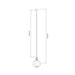 Buy Pendant Lights Australia Hoist Pendant Light W240mm Smoke Glass - 22732