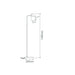 Buy Floor Lamps Australia Marisol Floor Lamp Antique Brass Metal White Marble - 22523