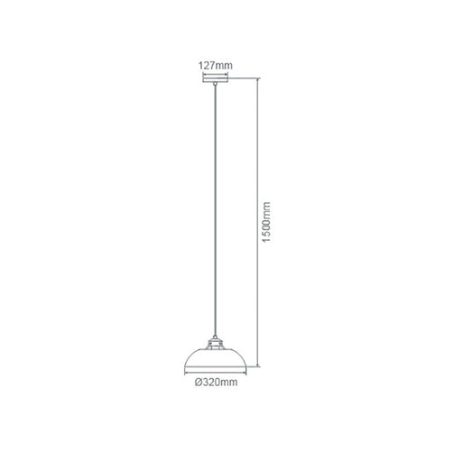 Buy Pendant Lights Australia Forge Pendant Light Silver Metal - 22711