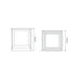 Buy Pillar & Pedestal Lights Australia Pilla Cubed Pillar Light Black - 10993