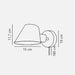 Buy Wall Sconce Australia Stay Wall Sconce Grey Aluminium - 2220381010