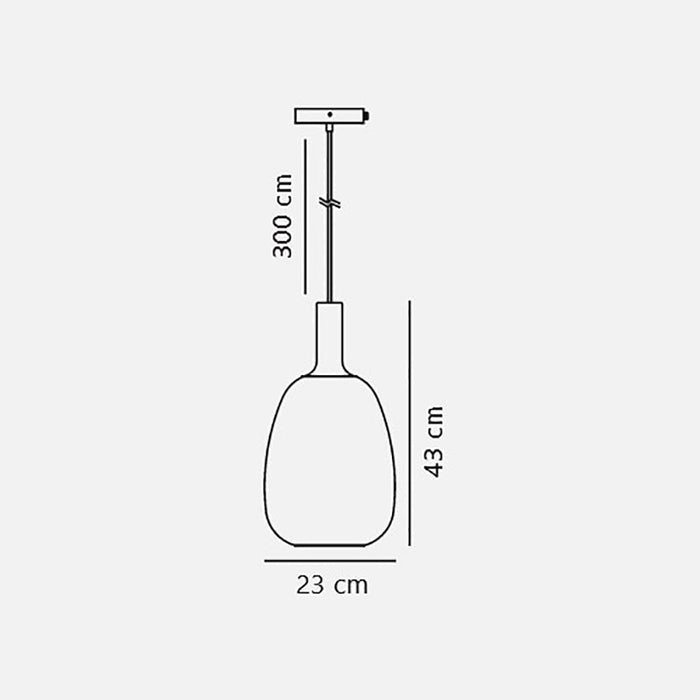 Buy Pendant Lights Australia Alton Pendant Light W230mm Black / Smoked Glass - 47303047