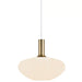 Buy Pendant Lights Australia Alton Pendant Light W350mm Opal White Glass - 48973001