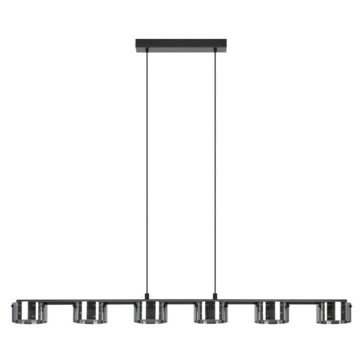Buy Pendant Lights Australia Copillos 6 LED Light Pendant Warm White 3000K Black / Steel - 204735