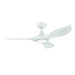 Buy DC Ceiling Fans With Light Australia Noosa 46" DC Fan ABS Light Matt White - 204801