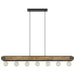 Buy Island Pendant Lights Australia Layham 7 Light Pendant 60W Brown Wood - 205157