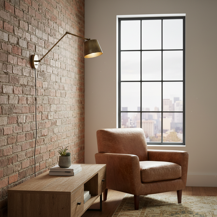 Invar LED Pendant 40W 4000K Black & Nickel Matt - INVAR PE7-NKCL
