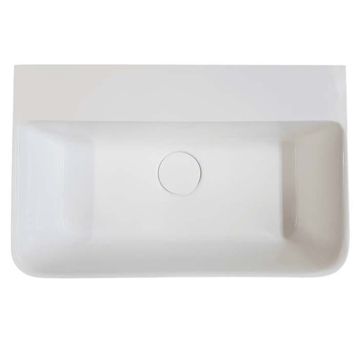 Patinato Clear Stone Gloss Basin With Matching Stone Waste - 22698P