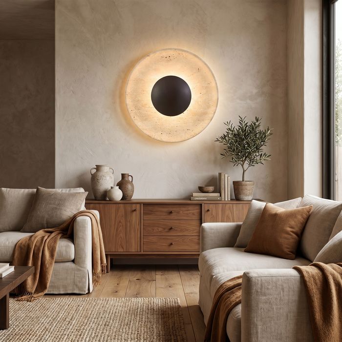 Firan LED Wall Light 5W 3000K Travertine & Bronze - FIRAN WB-BE