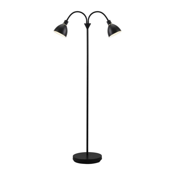 Buy Floor Lamps Australia Ray 2 Light Floor Lamp Black - 63224003
