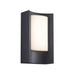 Buy Exterior Wall Lights Australia Aspen 1 Light Wall Black, Opal - 46981003