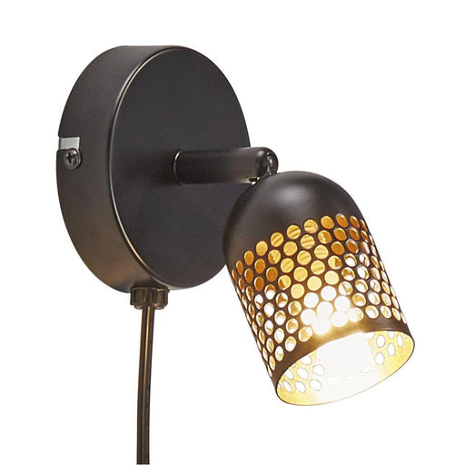 Buy Wall Sconce Australia Alfred 1 Light Wall Light Black - 49831003