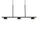 Buy Island Pendant Lights Australia Contina 3 Light Pendant Black, Opal - 2010953003