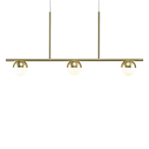 Buy Island Pendant Lights Australia Contina 3 Light Pendant Brass, Opal - 2010953035