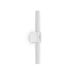 Buy Bathroom Vanity Lights Australia Helva Double Basic Wall Light Plastic White - 2015311001