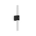 Buy Bathroom Vanity Lights Australia Helva Double Basic Wall Light Plastic Black - 2015311003