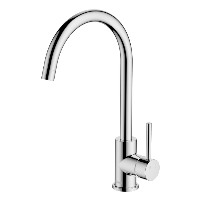 Lucia Goose Sidelever Kitchen Mixer Lead Free Chrome - 3K4-LF