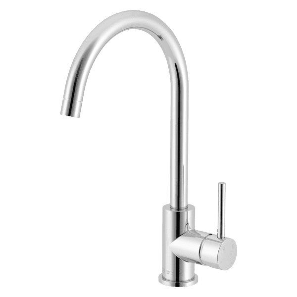 Lucia Goose Sidelever Kitchen Mixer Chrome - 3K4