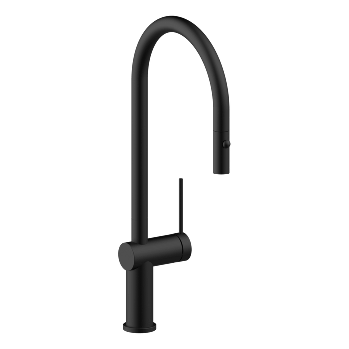 Gusto Pull Out Kitchen Mixer Lead free Black - 400789-B-LF