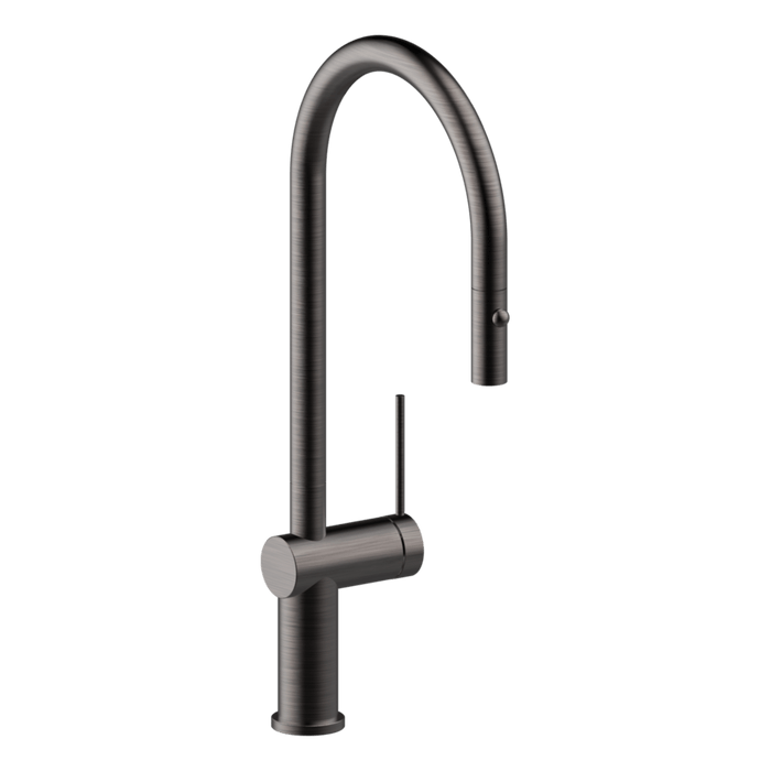 Gusto Pull Out Kitchen Mixer Lead free Black Brushed Nickel - 400789-BBN-LF