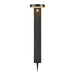 Buy Solar Lights Australia Rica Round Solar Pathway Light With Sensor 12V Black Stainless Steel 3000K - 2118158003