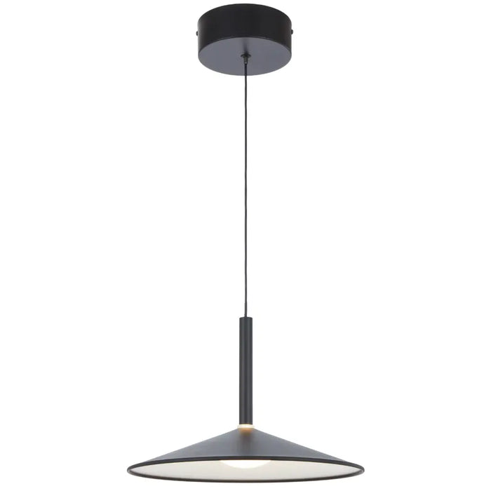 Benito Small LED Pendant Light 8W 3CCT Black - BENITO PE32-BKWH