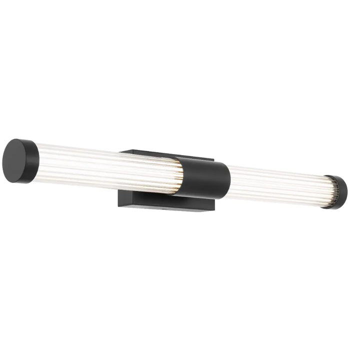 Bremen Twin LED Vanity Light 12W Tri Colour Black - BREMEN WB2-BK3C