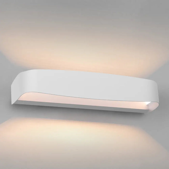Keylar Large LED Wall Light 18W 3000K White - KEYLOR WB40-WH