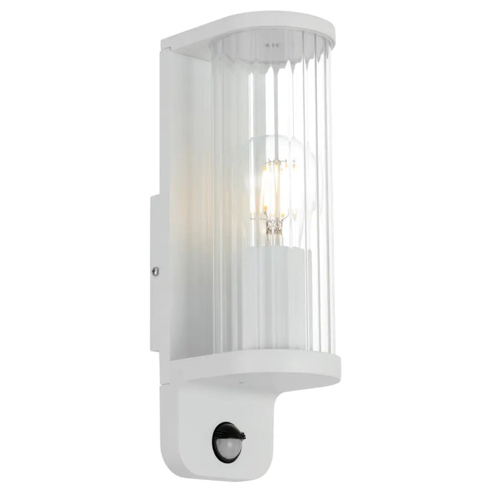 Thirlo Exterior Sensor Wall Light White - THIRLO EXS-WH