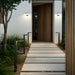 Buy Solar Lights Australia Rica Round Solar Pathway Light With Sensor 12V Black Stainless Steel 3000K - 2118158003
