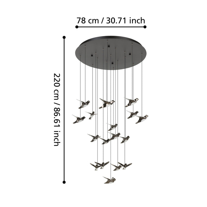 Paratebueno 780mm Pendant Light - 390352