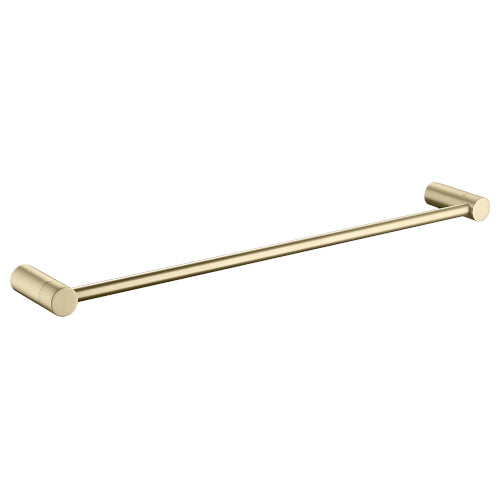 Finesa 600mm Single Towel Rail Modern Brass - 6833BB