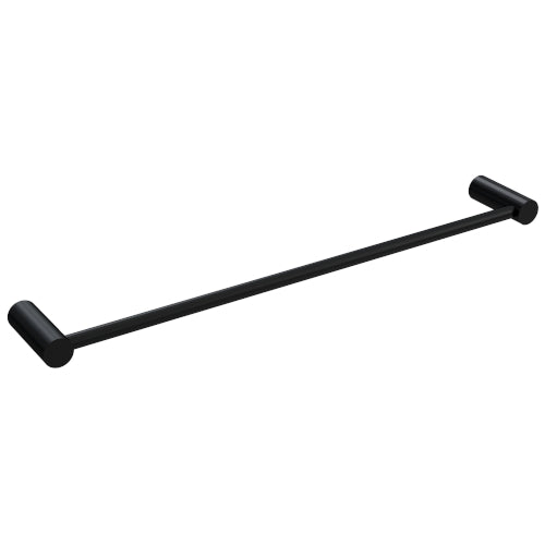 Finesa 600mm Single Towel Rail Matte Black - 6833BL