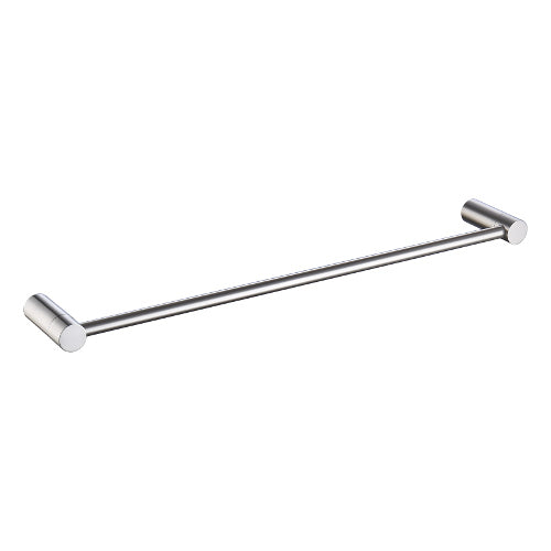Finesa 600mm Single Towel Rail Brushed Nickel - 6833NP