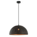 Buy Pendant Lights Australia MARRAKESH Dome Pendant Light Black / Gold - MARRAKESH03A