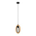Buy Pendant Lights Australia BASILDON Pendant Light Black / Brown Steel - 43461N