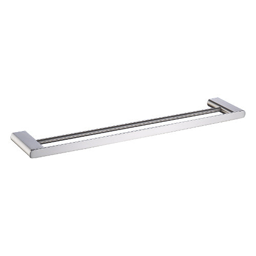 Zoya 600mm Double Towel Rail Brushed Nickel - 7831NP