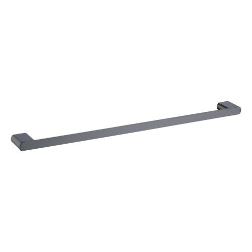 Zoya 600mm Single Towel Rail Gun Metal - 7833GM