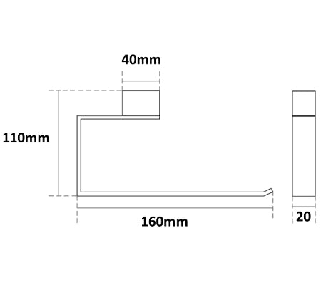 Zoya Toilet Roll Holder Brushed Nickel - 7836NP