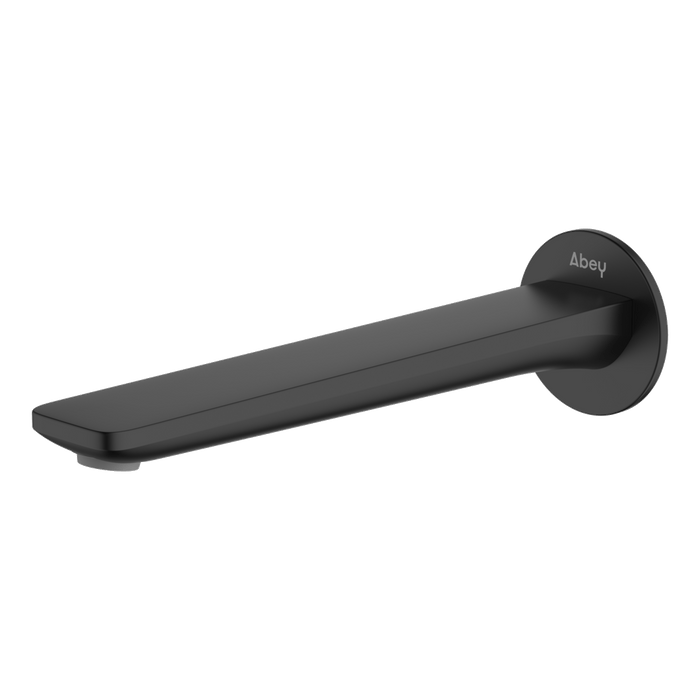 Vela 220mm Wall Spout Lead Free Black - 7S-C220-B-LF