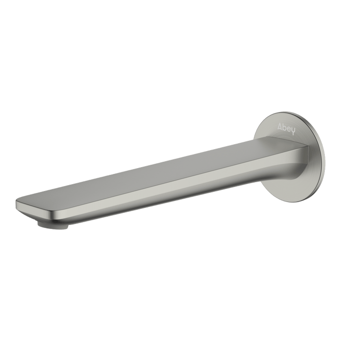 Vela 220mm Wall Spout Lead Free Brushed Nickel - 7S-C220-BN-LF
