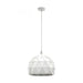 Buy Pendant Lights Australia Roccaforte 1 Light Pendant White 400mm - 97855N