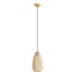 Buy Pendant Lights Australia Alobrase 1 Light Pendant Brass & Amber 200mm - 98648N